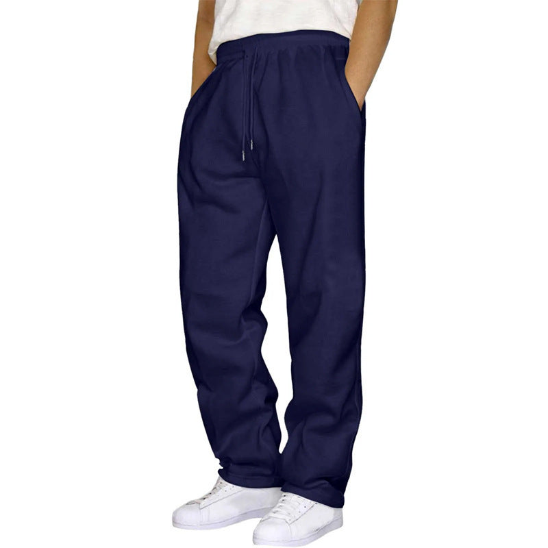 Women's comfortable casual pants with elastic waistband and practical side pockets Chic & Stil