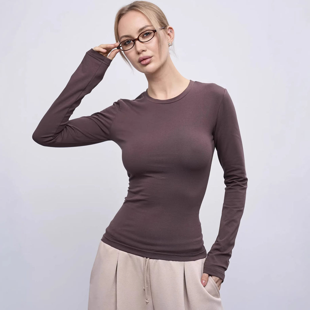Women's Long Sleeve Shirt made of breathable cotton Chic & Stil