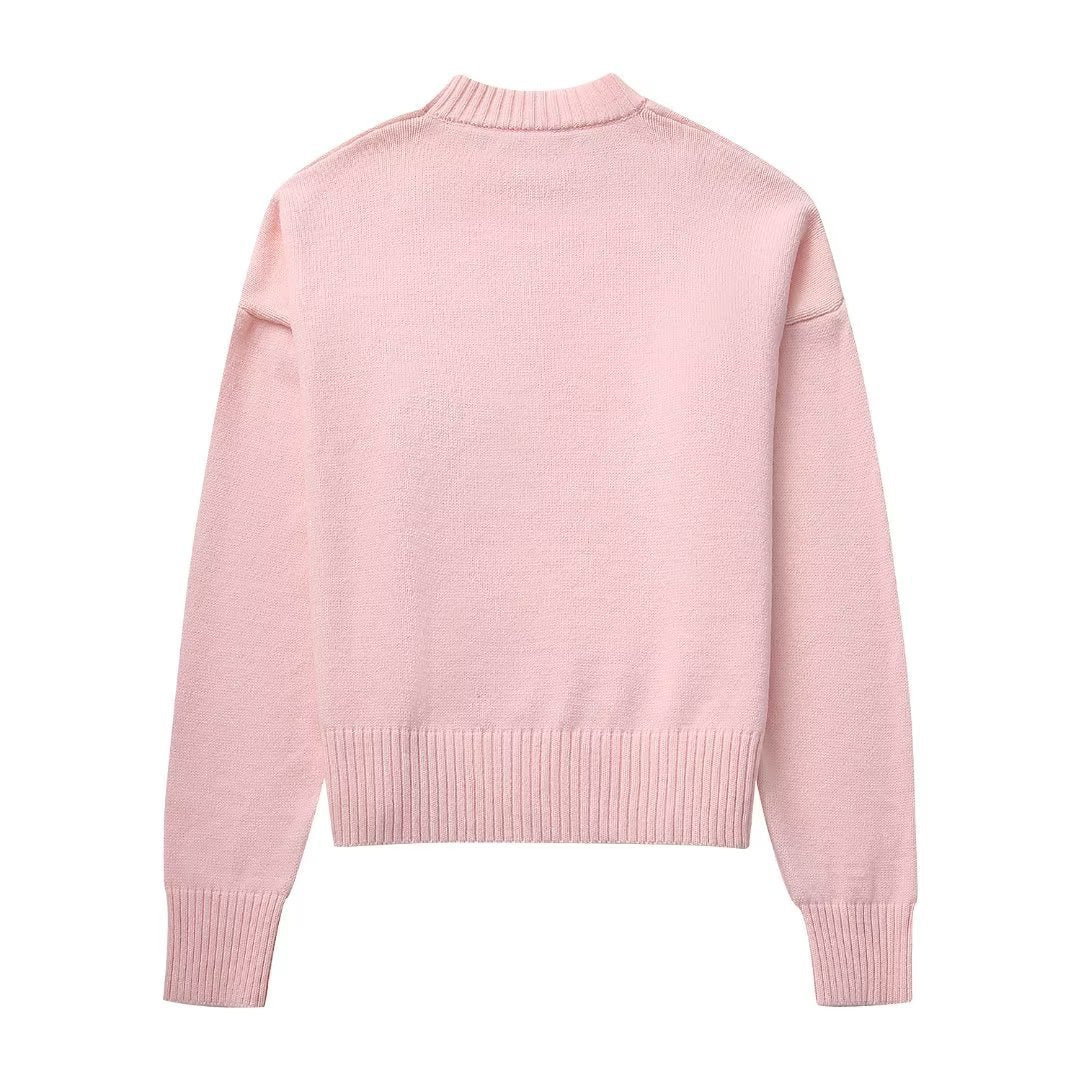 Women's Casual Sweater with Dropped Shoulders Lune London