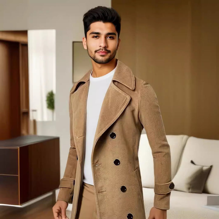Lune London double wool coat for men