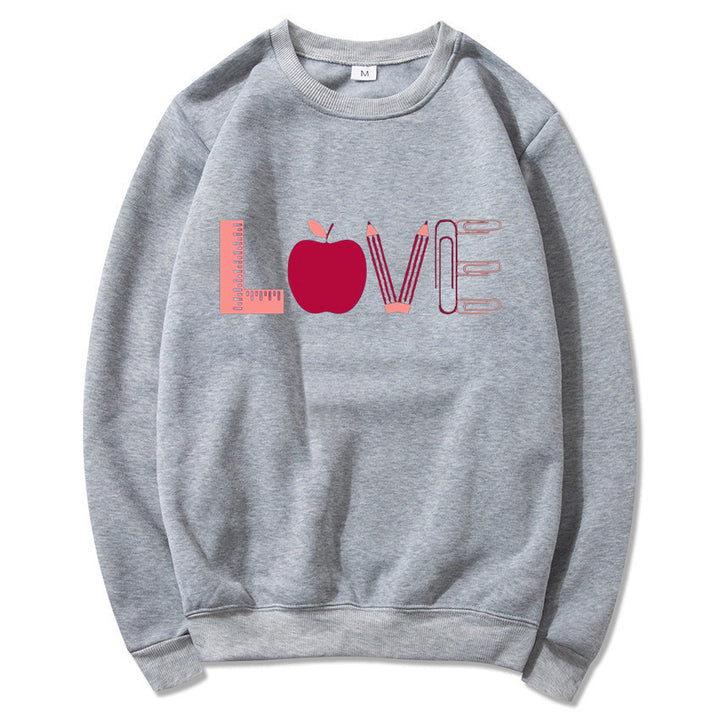 Sweat-shirt pour femmes avec motif créatif d'amour Chic & Stil