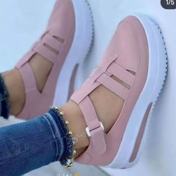 Chic and Style Elegant Slip-On Sneakers for Women with Ergonomic Strap System