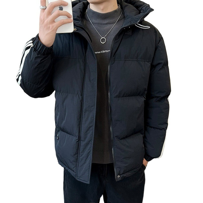 Veste matelassée tendance et chaude pour hommes avec capuche réglable Lune London