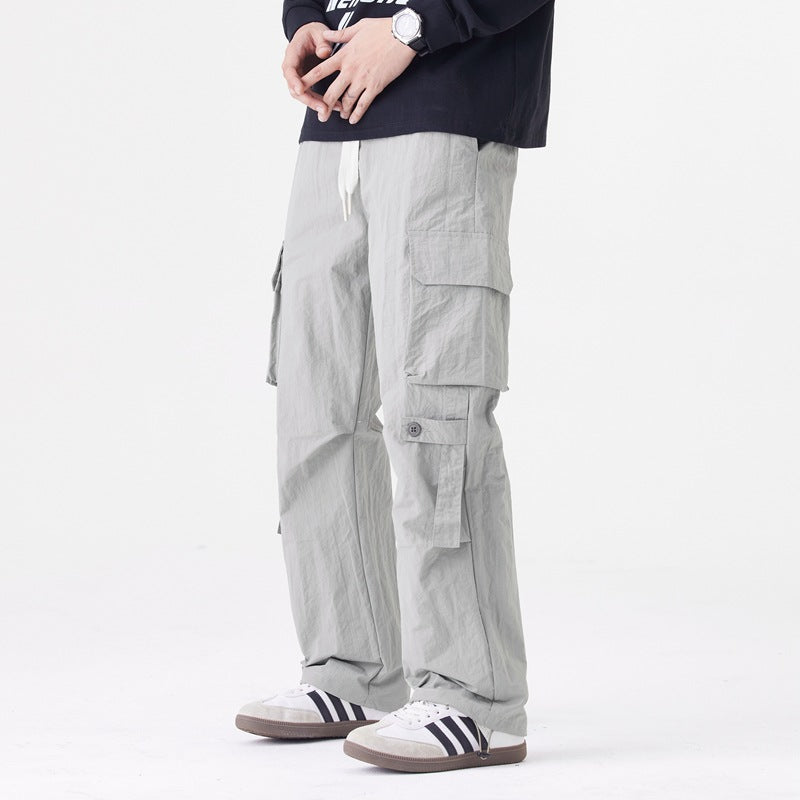 Men's cargo pants with multifunctional pockets and adjustable waist Lune London