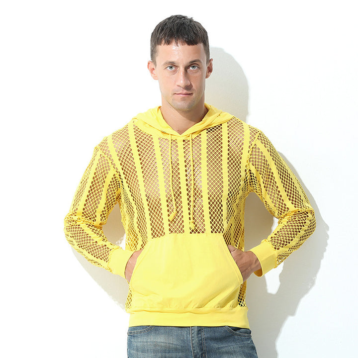Sporty women's hoodie with breathable mesh from Lune London