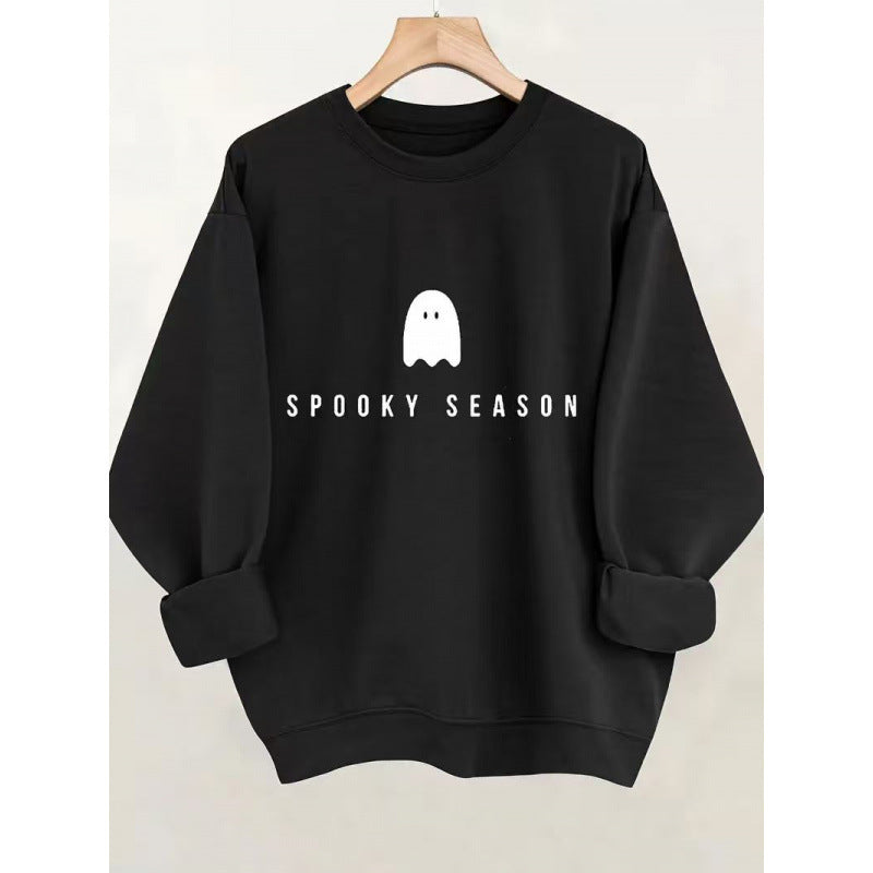 Women's sweatshirt with casual spooky design and soft inner fleece Lune London