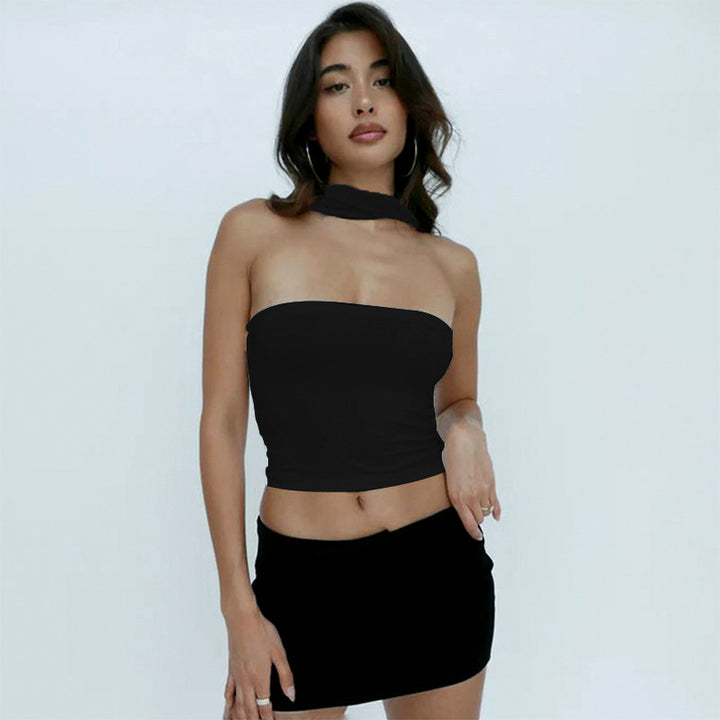 Woman strapless short top Lune London