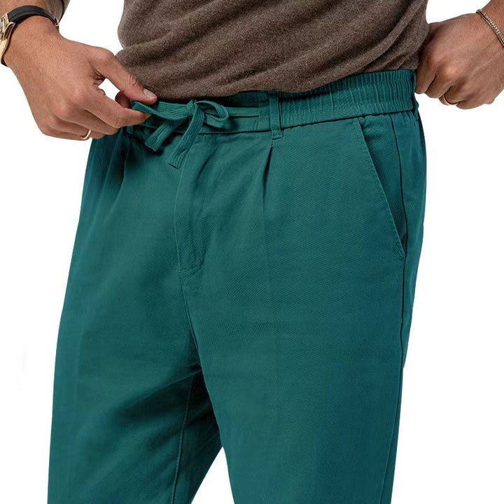 Pantalons de loisirs pour hommes confortables avec taille élastique Lune London