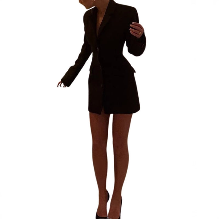Chic blazer dress for women with fitted cut and trendy accents Lune London
