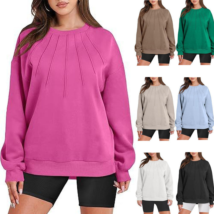 Oversized sweatshirt for women with structured design Lune London