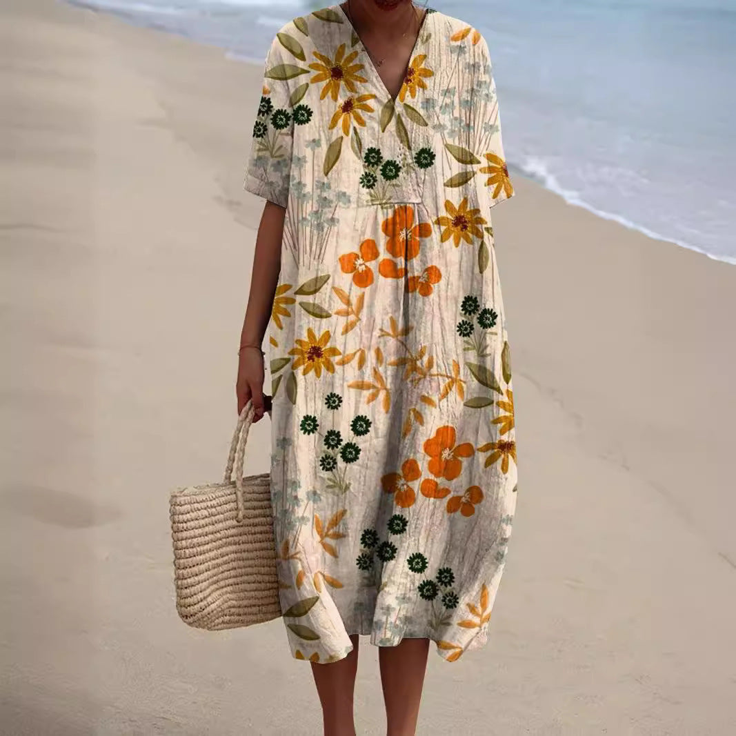Lune London | Colorful Summer Dress with Flowers