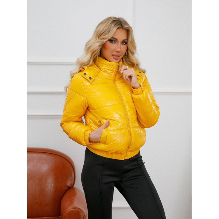 Ladies winter coat shiny Lune London