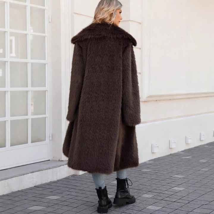 Ladies oversized soft coat with modern cut Lune London