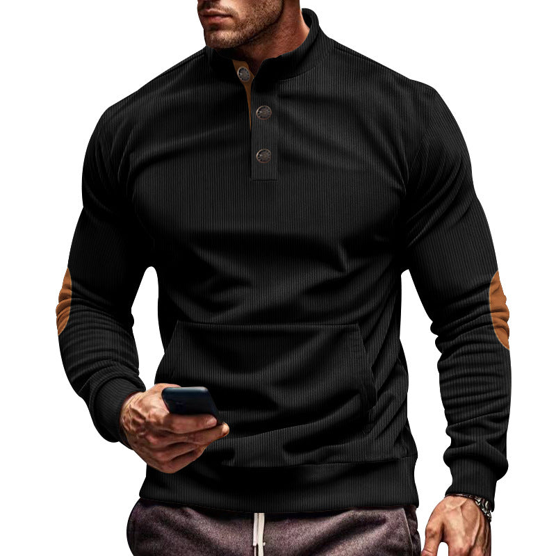 Long-sleeved t-shirt for men with a structured design and modern details Lune London