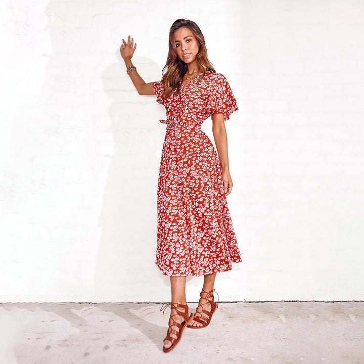 Lune London Wrap Maxi Dress for Women