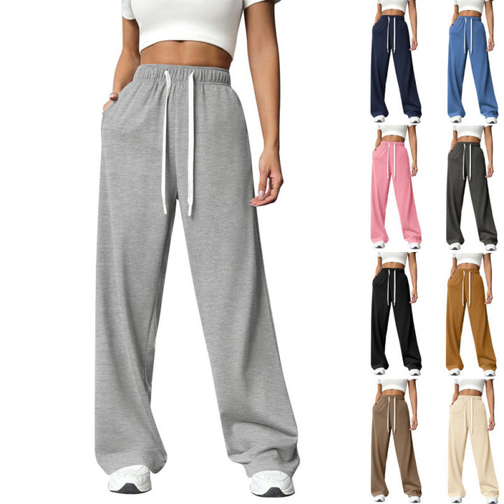 For women Comfortable and casual leisure pants with a loose fit and elastic waist Lune London