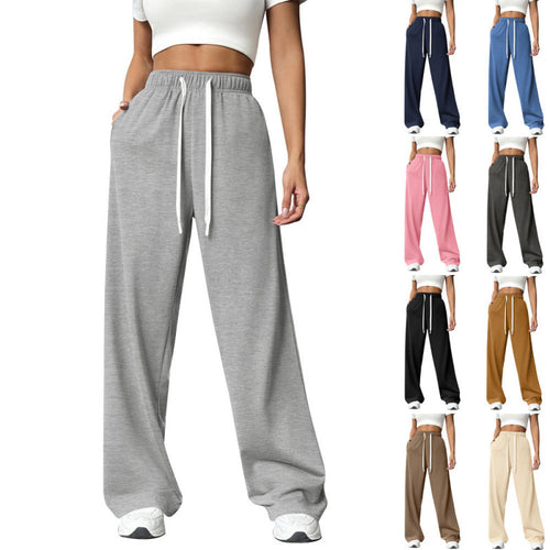 For women Comfortable and casual leisure pants with a loose fit and elastic waist Lune London
