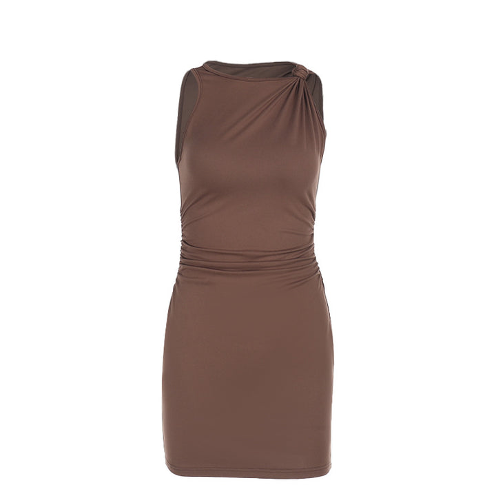 Lune London Mini Bodycon Dress with Ruffles for Women