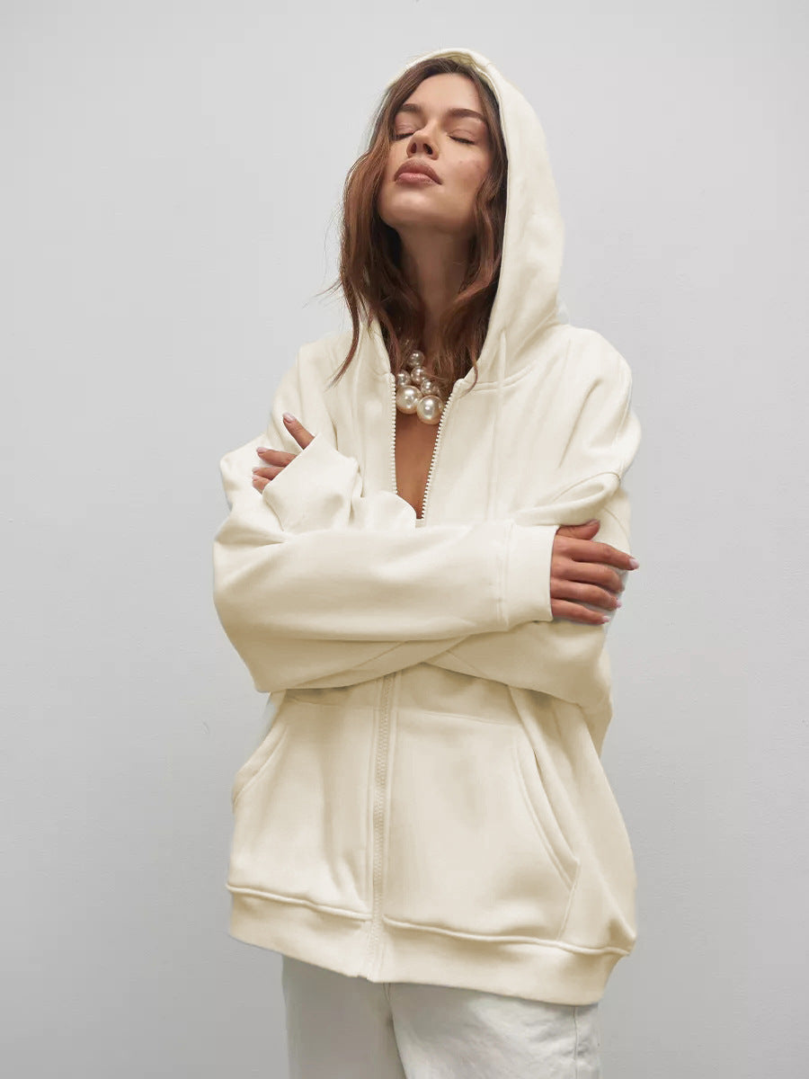 Sweat à capuche femme confortable avec une coupe extra large et un confort optimal Chic & Stil
