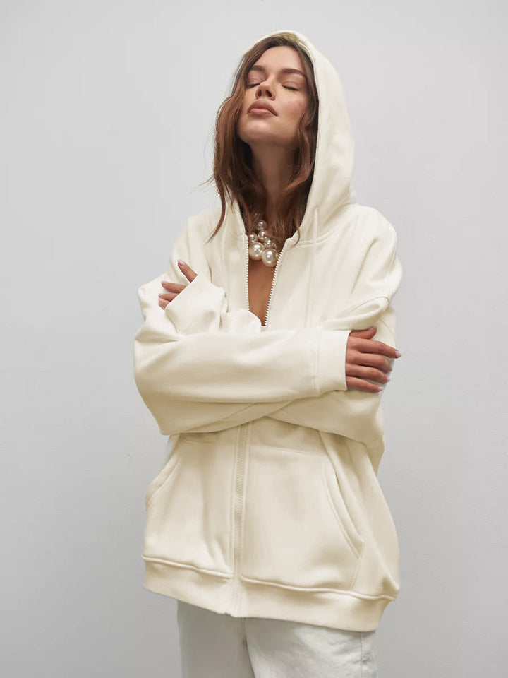 Sweat à capuche femme confortable avec une coupe extra large et un confort optimal Chic & Stil