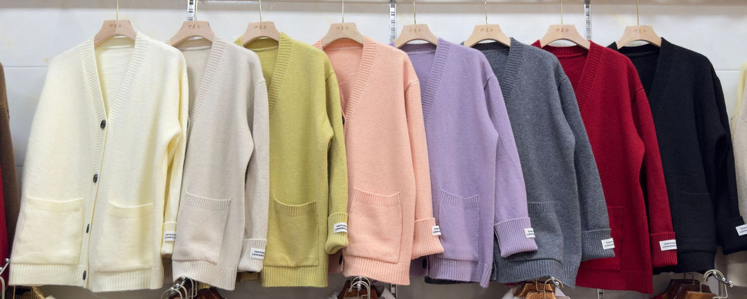 Cardigan Décontracté Surdimensionné pour Femmes avec Grandes Poches et Détails de Boutons Chic & Stil