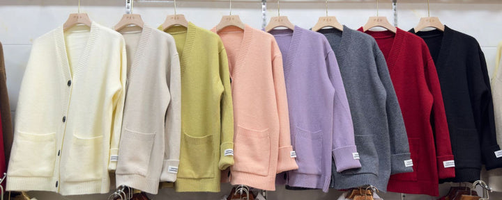 Cardigan Décontracté Surdimensionné pour Femmes avec Grandes Poches et Détails de Boutons Chic & Stil