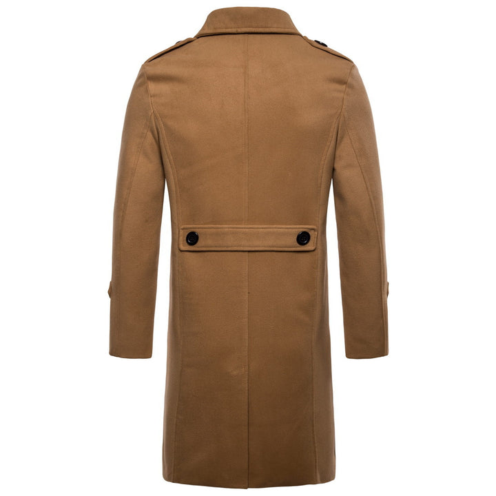 Elegant wool coat for men in classic cut with practical pockets Lune London