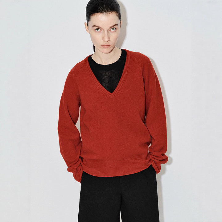 Pull Douillet Femme Col V Chic & Stil