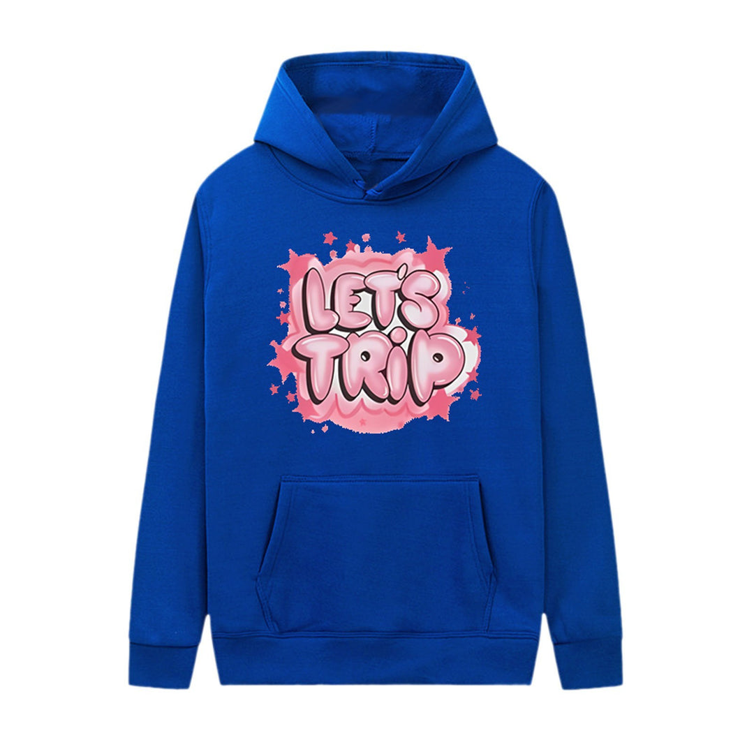 Women's hoodie with stylish graffiti print and comfortable fit Chic & Stil