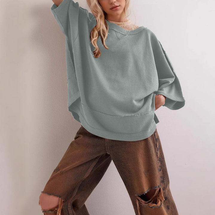 Oversized sweatshirt for women with fluid fit Lune London