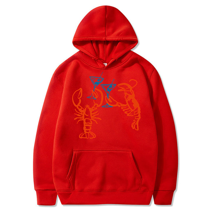 Sweat à capuche pour femmes avec motif de homard turbulente Chic & Stil