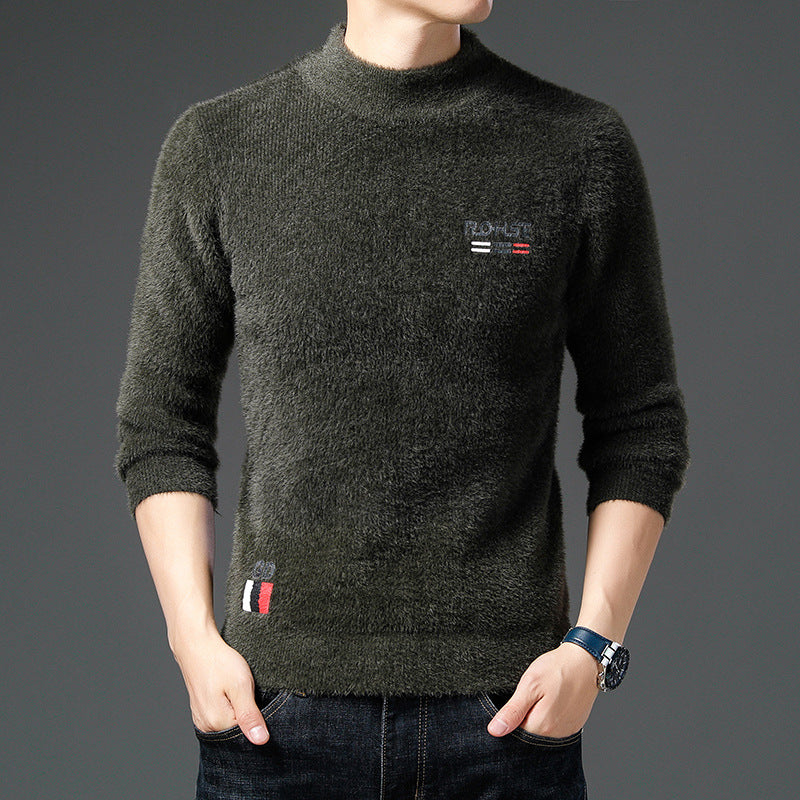 Trendy men's sweater with high collar and soft material Lune London