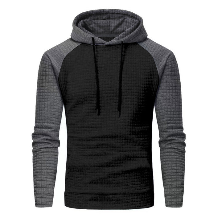 Men's hoodie with textured design Lune London