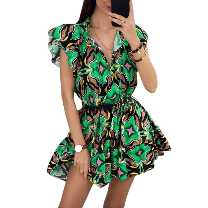 Lune London Bright Floral Print Shift Dress for Women