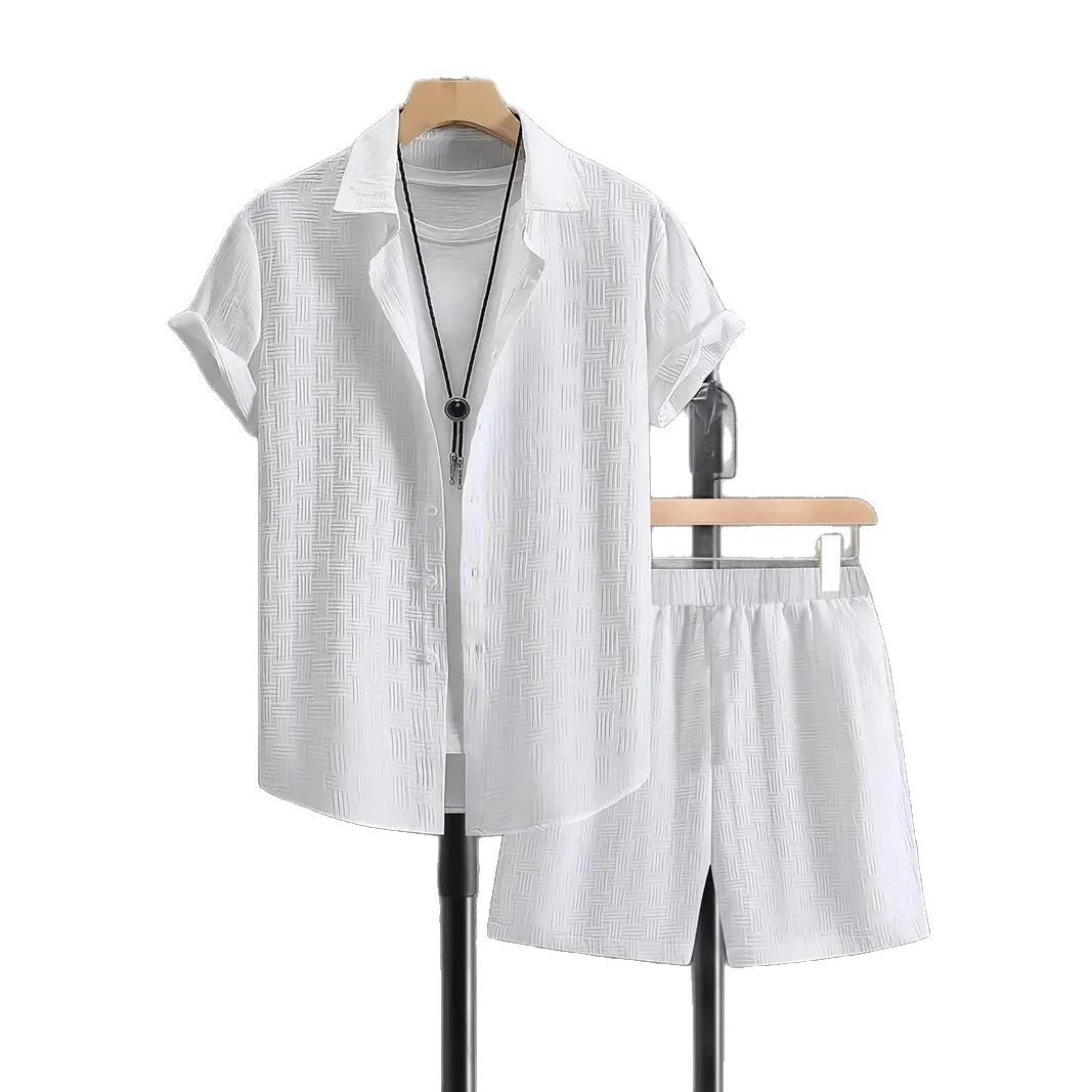 Men's Structured Short Sleeve Beach Outfit Lune London