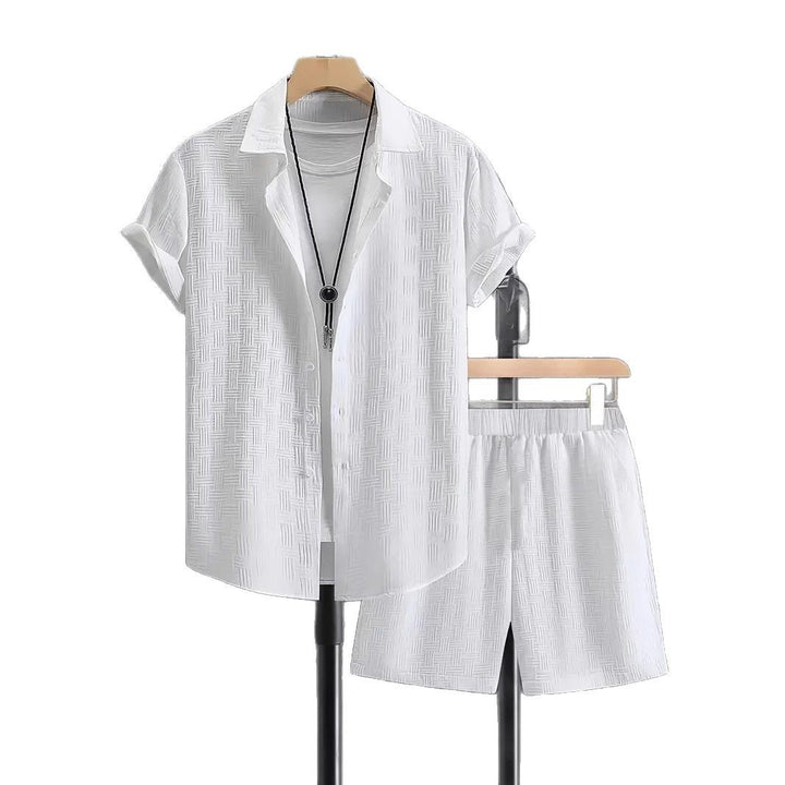 Men's Structured Short Sleeve Beach Outfit Lune London