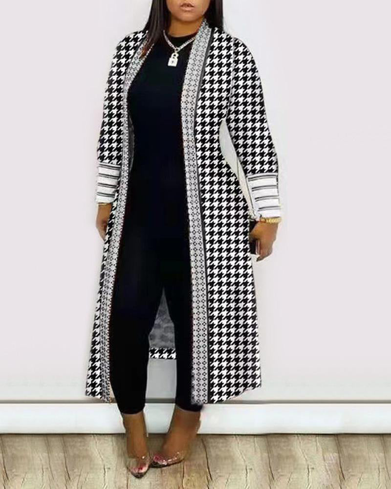 Lune London women's artistic long cardigan