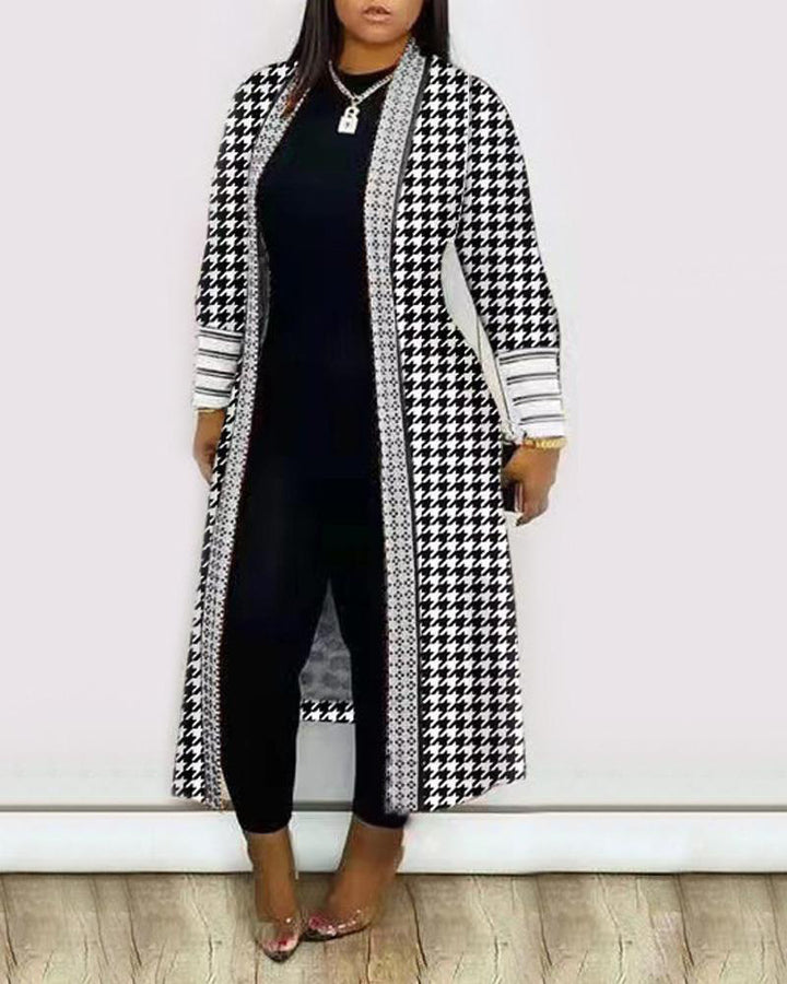 Lune London women's artistic long cardigan