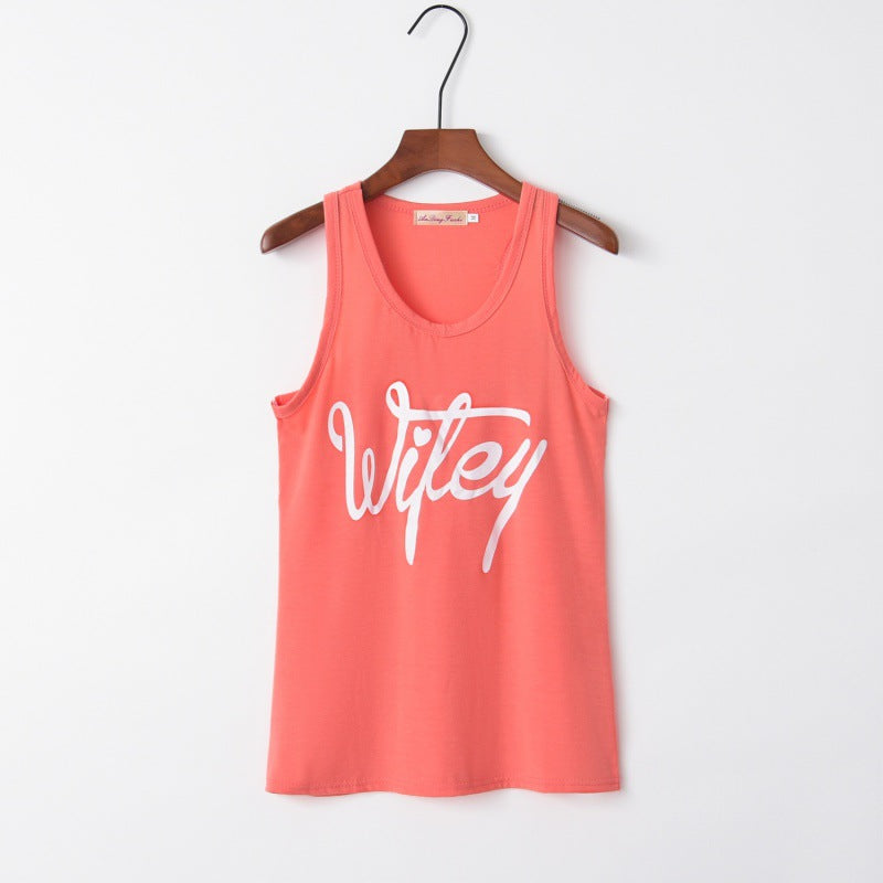 Débardeur pour femmes avec des lettrages tendance Chic & Stil