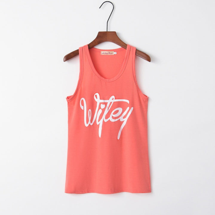 Débardeur pour femmes avec des lettrages tendance Chic & Stil