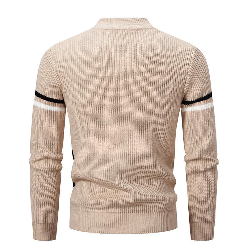 Trendy turtleneck sweater for men with graphic cable pattern Lune London 1758205596