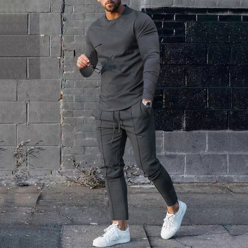 Men's stylish and chic sports top and jogging pants