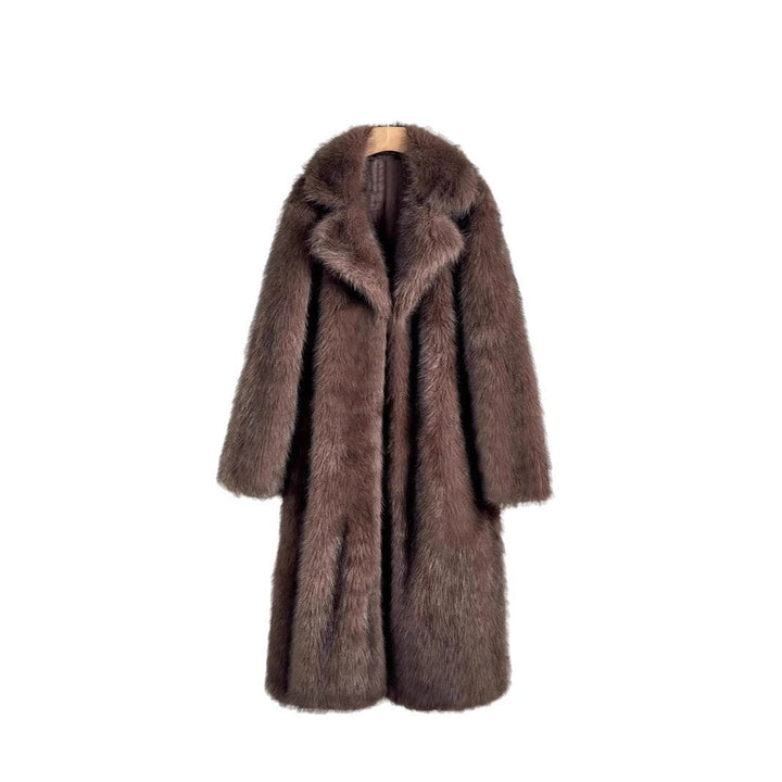 Women Luxury Faux Fur Coat Lune London