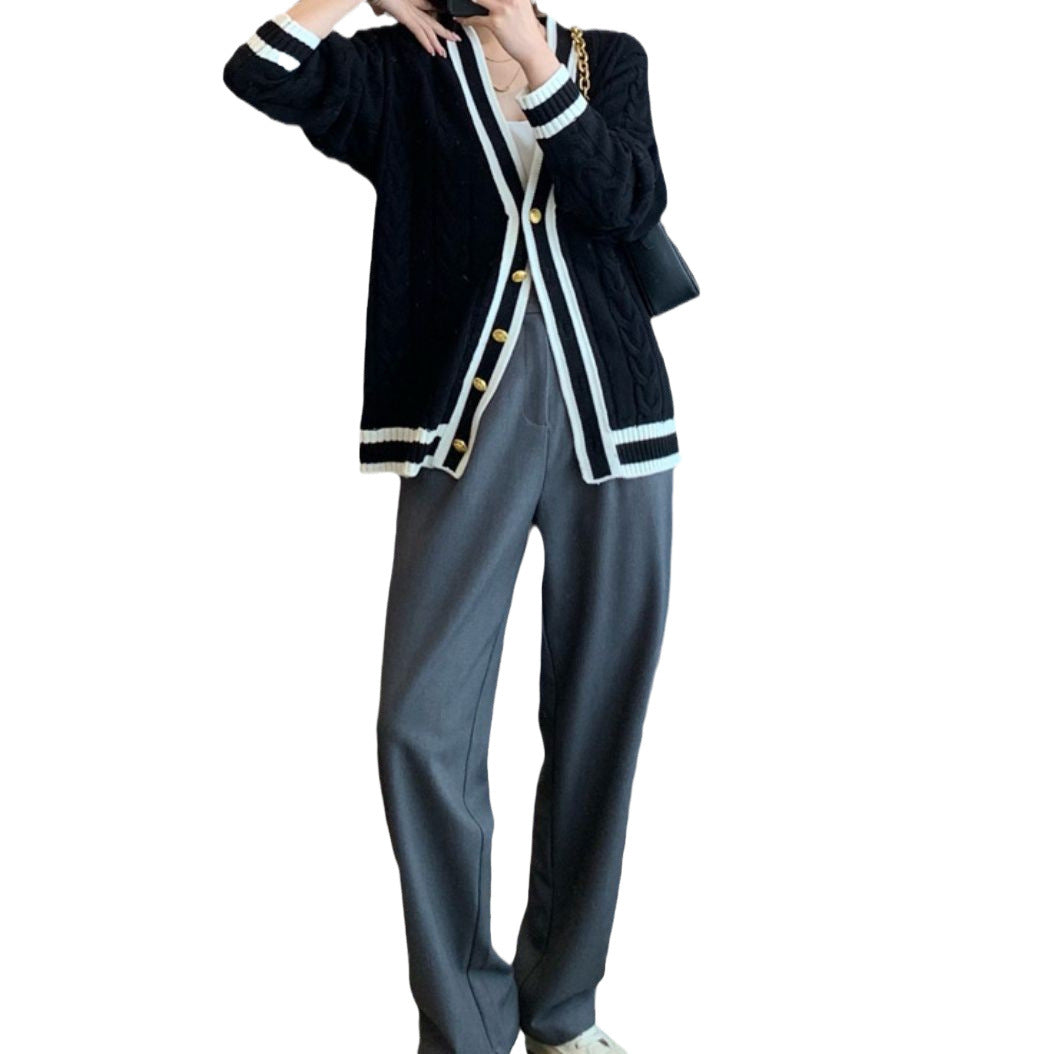 Ladies vest with elegant braid design Lune London