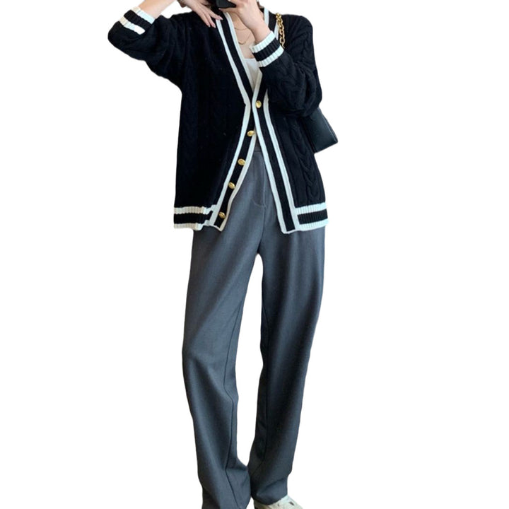 Ladies vest with elegant braid design Lune London