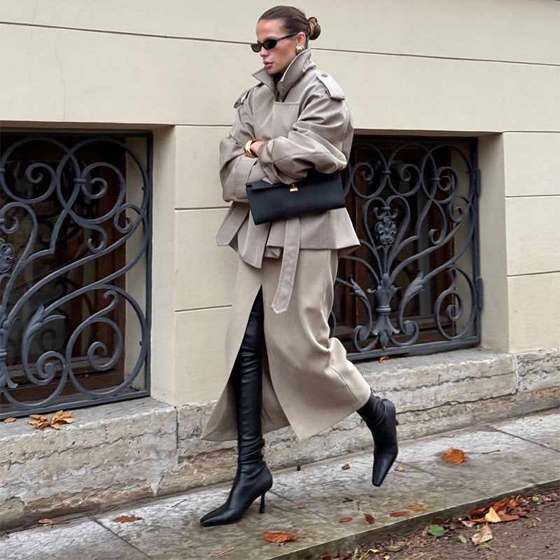 Chic and Stylish Women's Trendy Trench Coat