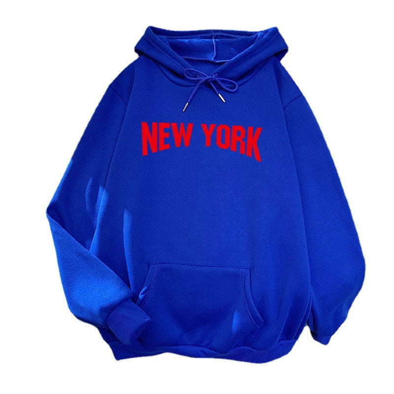 Women's hoodie with stylish New York design Chic & Stil