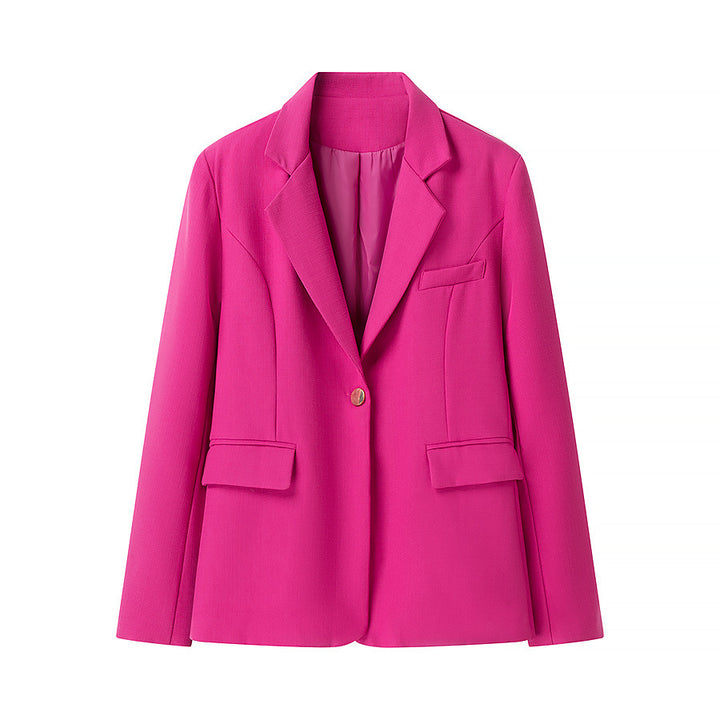 Elegant blazer jacket for women with textured design and practical pockets Lune London