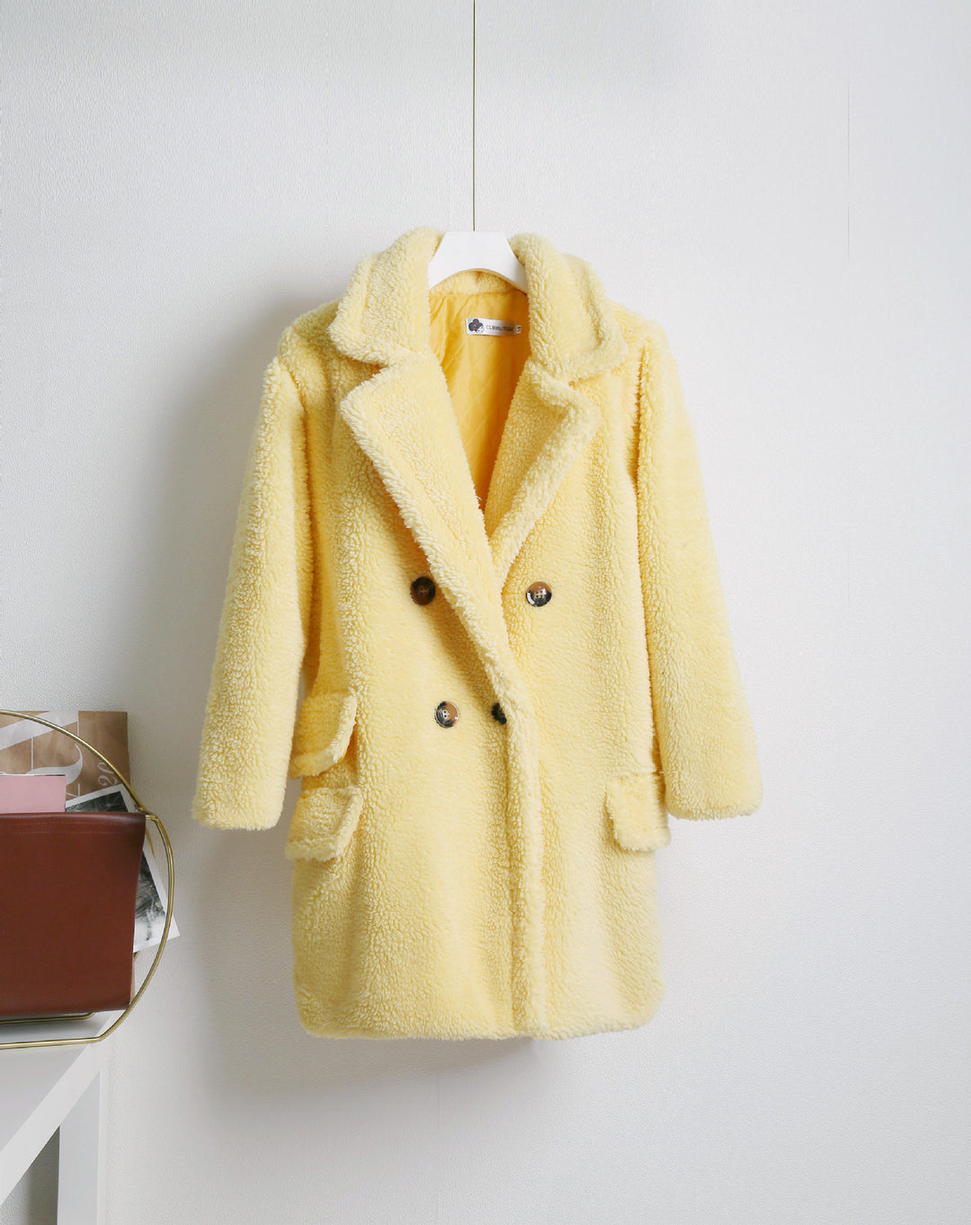 Ladies Chic Double Button Soft Coat and Style
