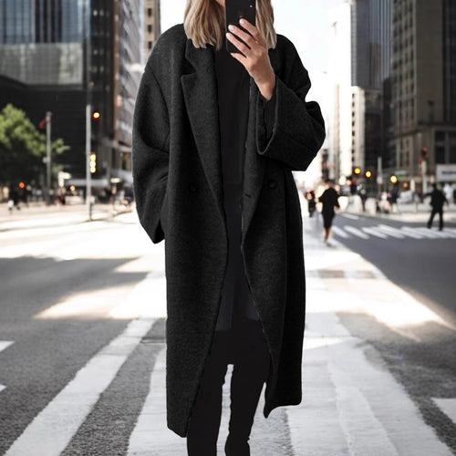 Oversized wool coat for women Lune London